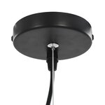 vidaXL 2 Pièces Plafonniers Noir et doré Semi-sphérique 50 cm E27
