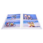 Album photos pochettes souples - 64 photos 10x15 cm - vagues bleues dorées