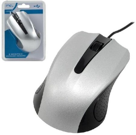 Souris optique MCL-Samar USB 120 (Noir / argenté)