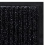 vidaXL Paillasson Noir 117x220 cm PVC