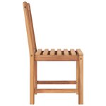 vidaXL Ensemble de salle à manger de jardin 3 Pièces Bois de teck solide