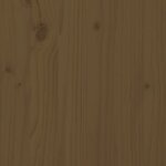 vidaXL Support bois de chauffage Marron miel 108x64 5x110 cm Bois pin