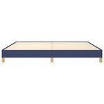 vidaXL Cadre de lit Bleu 200x200 cm Tissu
