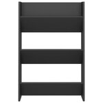 vidaXL Armoire à chaussures murale Gris 60x18x90 cm Aggloméré