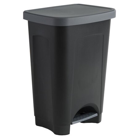 Poubelle à pédale Eco, 50 litres - Noir