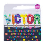 Bougies d'anniversaire victor