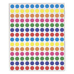 280 Étiquettes Couleurs Assorties Ø 24