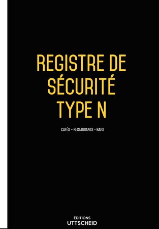 Registre de sécurité incendie erp de type m (magasins) 2023 uttscheid