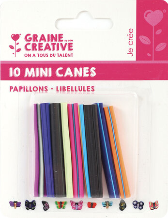 Tranches de canes MINI MINI Papillons Libellules