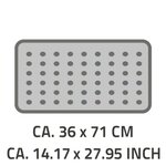 RIDDER Tapis de bain antidérapant Promo Noir