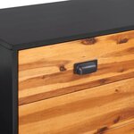 vidaXL Buffet Bois d'acacia massif 90 x 33 5 x 83 cm