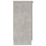 vidaXL Buffet Gris béton 30x30x70 cm Bois d'ingénierie