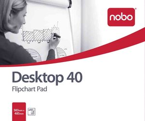 Blocs Papier pour Paperboard 20 pages de papier uni 965L x 671H mm NOBO