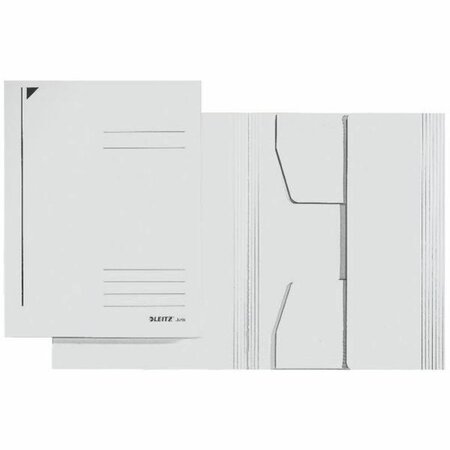 Chemise-trieur 3 rabats Carte 320g format A4 250 feuilles Blanc LEITZ