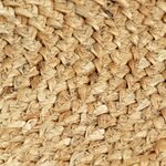 vidaXL Napperons 4 Pièces Naturel Plain 38 cm Rond Jute