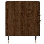 vidaXL Tables de chevet 2Pièces chêne marron 40x40x50cm bois d'ingénierie
