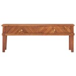 vidaXL Meuble TV 110x40x41 cm Bois d'acacia massif