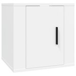 vidaXL Ensemble de meubles TV 8 Pièces Blanc Bois d'ingénierie