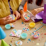 Lego dots 41926 kit créatif de fete avec cupcakes  décoration d'anniversaire  bricolage pour enfant et loisirs créatifs diy
