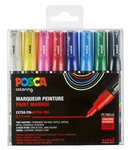 Marqueurs Posca PC1MC Pointe conique extra-fine Basic 8 pièces