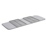 Tapis égouttoir à chaussures avec rack amovible