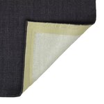 vidaXL Tapis Sisal naturel 66x350 cm Noir