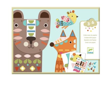 CREER AVEC DU PAPIER - 3 animaux geants