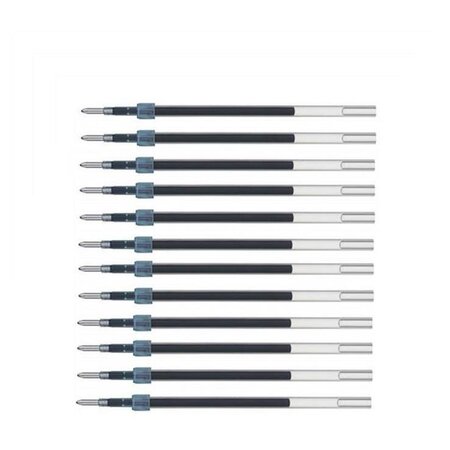 Recharge pour roller encre jetstream sxr10 pte moy. 1mm bleu x 12 uni-ball