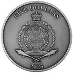 GARDEN OF HESPERIDES 2 onces argent monnaie 5 Dollars Niue 2023