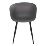 4 Fauteuils de jardin gris RODA
