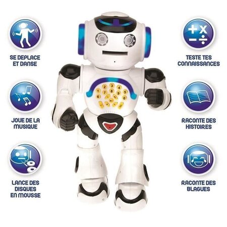 POWERMAN Mon Premier Robot Ludo-Éducatif (FR) - Sons et Lumieres