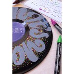 Marqueur pointe moyenne FREE acrylic T300 marron x 5 STABILO