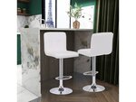 Lot de 2 tabourets de bar "Manhattan" - Blanc