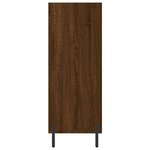 vidaXL Armoire à étagères chêne marron 69 5x32 5x90 cm bois ingénierie