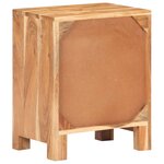 vidaXL Table de chevet 40x30x50 cm Bois d'acacia massif