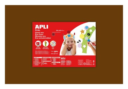 Mousse EVA thermoformable 40x60 cm Marron