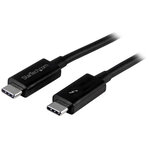Startech.com câble thunderbolt 3 (20 gb/s) usb-c de 1 m - compatible thunderbolt  usb et displayport - m/m