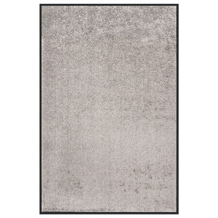 vidaXL Paillasson Gris 80x120 cm