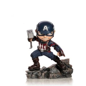 Figurine - IRON STUDIOS - Mini Co. Deluxe - Marvel's Avengers : Captain America - PVC - 15 cm