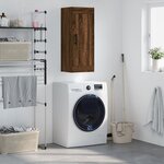vidaXL Armoire murale chêne marron 34 5x34x90 cm bois d'ingénierie