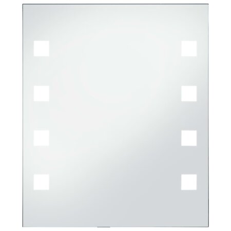 vidaXL Miroir mural à LED pour salle de bains 50x60 cm