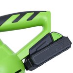 vidaXL Souffleur à feuilles sans fil et bloc-piles 20V 1500 mAh Li-ion