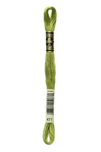 Fil Mouliné DMC Gold Concept 8M Col. 471 Broderie et Point de Croix