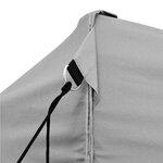 vidaXL Tente de réception pliable 3 x 6 m Anthracite
