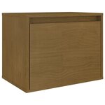 vidaXL Meubles TV 7 Pièces Marron miel Bois massif de pin