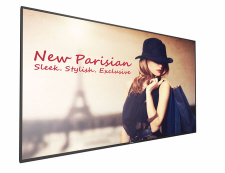 Philips 65bdl4150d panneau plat de signalisation numérique 163 8 cm (64.5") 500 cd/m² 4k ultra hd noir android 7.1.2