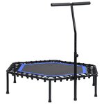 vidaXL Trampoline avec poignée et coussin de sécurité hexagonal 122 cm