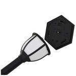 vidaXL Lampes solaires à LED d'extérieur 6 Pièces Noir