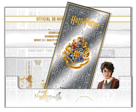 HARRY POTTER Bookmark argent Note 1 Dollars Samoa