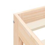 vidaXL Cadre de lit 90x200 cm bois de pin massif